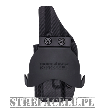 Kabura zewnętrzna prawa do pistoletu H&K VP9/SFP9 OR, RH OWB kydex, kolor: carbon