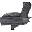 OWB Holster, Compatibility :IWI Jericho 941 FS9 Steel Frame Mid Size, Manufacturer : Concealment Express, Material : Kydex, For Persons : Right Handed, Finish : Carbono 941 FS9 stalowy szkielet Mid Size, RH OWB kydex, kolor: carbon - 2