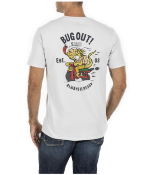 Men's T-shirt, Manufacturer : 5.11, Model : Bug Out SS Tee, Color : Steam