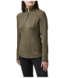 Women's Sweatshirt, Manufacturer : 5.11, Model : Womens Stratos 1/4 Zip, Color : Ranger Green - 2