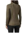 Women's Sweatshirt, Manufacturer : 5.11, Model : Womens Stratos 1/4 Zip, Color : Ranger Green - 4