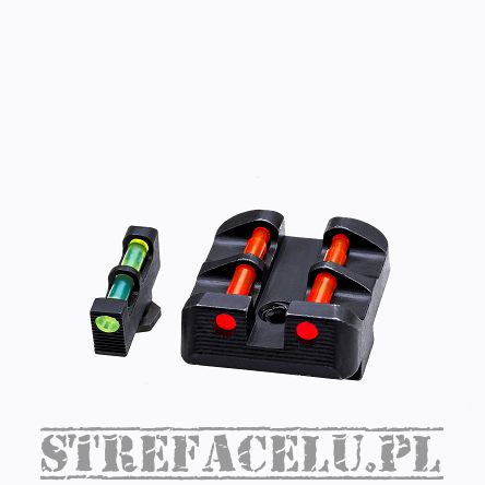 Hi-Viz fiber optic mechnical sights set - for Glock GLT178