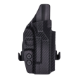 OWB Holster, Compatibility : CZ P-10C OR, Manufacturer : Concealment Express, Material : Kydex, For Persons : Right Handed, Finish : Carbon - 2
