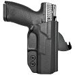 Kabura zewnętrzna prawa do pistoletu CZ P-10C, RH OWB kydex, kolor: czarny - 2