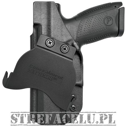 Kabura zewnętrzna prawa do pistoletu CZ P-10C, RH OWB kydex, kolor: czarny