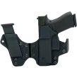 Kabura wewnętrzna prawa typu Sidecar do pistoletu Glock 43/43X , RH IWB kydex, kolor: czarny - 2