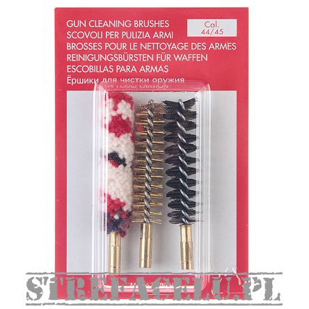 Szczoteczki (3szt.) uniwers. kal .44/.45 mosiężna. nylon. bawełna - SC-87A_45