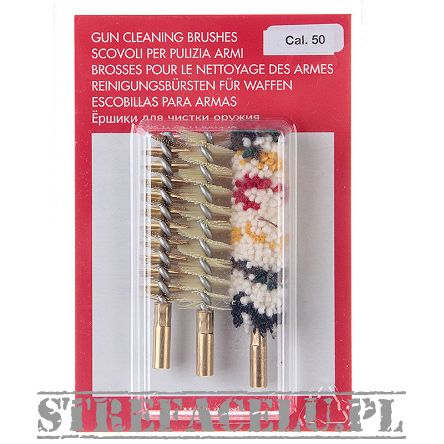Szczoteczki (3szt.) uniwers. kal .50 mosiężna. nylon. bawełna - SC-87A_50