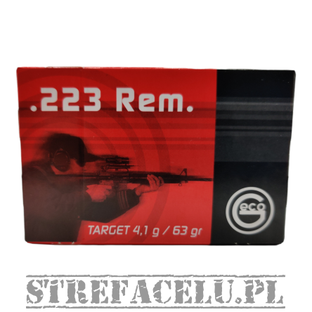 Amunicja Geco Luger 4,1g. FMJ (VM) kal. 223Rem