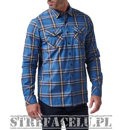 Koszula męska z długim rękawem 5.11 GUNNER PLAID L/S kolor: CBLT BLU PLD