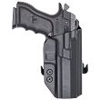 Kabura zewnętrzna prawa do pistoletu IWI Jericho 941 PSL9 polimerowy szkielet w roz. M, RH OWB kydex, kolor: czarny - 2