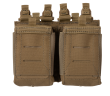AR-15 Magazine Pouch, Manufacturer : 5.11, Model : Flex Double AR MAG Pouch 2.0, Color : Kangaroo - 2