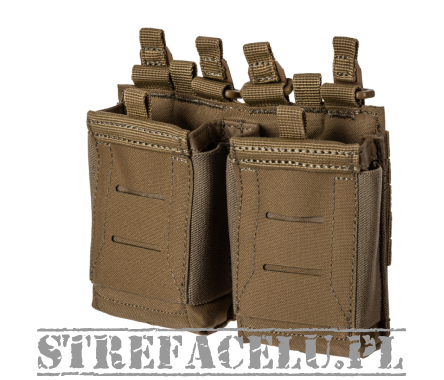 AR-15 Magazine Pouch, Manufacturer : 5.11, Model : Flex Double AR MAG Pouch 2.0, Color : Kangaroo