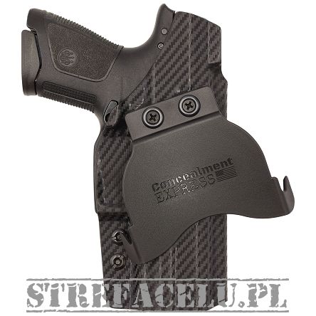 Kabura OWB Kydex Paddle Beretta APX - Carbon. Zew. Prawa - Concealment Express BTA-APX-CF-RH-OWBPDL