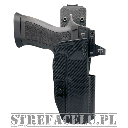 Kabura zewnętrzna prawa Competition do P320 XFive Legion, RH OWB kydex, kolor: carbon