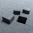 Walizka PP do broni długiej - 118x35x11cm, 4 Catches, Precut Cubic Foam - Megaline 200/0082CUBE - 7
