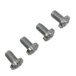 Śruby okładzin BUL 1911 kpl. 4 szt. - Grip Screw - Torx - Star - Silver #SCRW/1911-17 - 2
