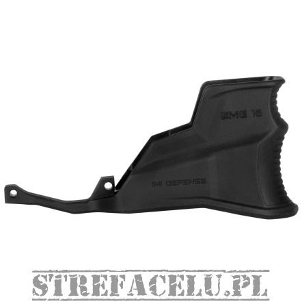 Chwyt z lejkiem i kabłąkiem do AR-15, gumowany, ergonomiczny, kolor: czarny
