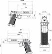Pistolet Bul Armory SAS II Radical 5.4 kal. .40S&W - 3