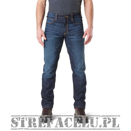 Men's Pants, Manufacturer : 5.11, Model : Defender-Flex Slim Jean, Color : Dark Wash Indigo