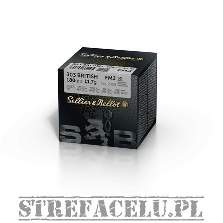 Nabój kulowy FMJ S&B 11,7g // .303 BRIT