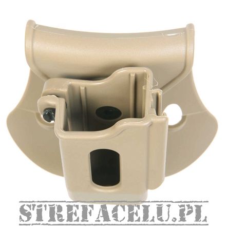 Ładownica ZSP05 Roto Paddle na 1 mag. Glock i HK -  IMI Defense Lewa piaskowa