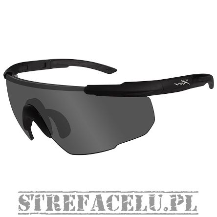Okulary WileyX Saber Adv. Smoke / Light Rust Lens 306 / Matte Black Frame w/Bag