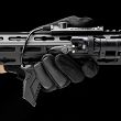 Inclined front grip Link HandStop with cable routing system M-LOK / KeyMod mounting Polymer Black Strike Industries SI-AR-HSFG-BK - 6