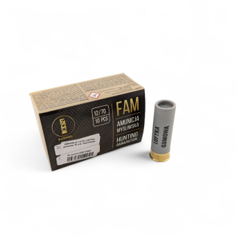 Amunicja loftka gumowa FAM Pionki (1op = 10szt)  // 12/70