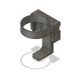 Uchwyt magnetyczny na tłumik 50mm - SILENCERHOLDER - Khaki - 5
