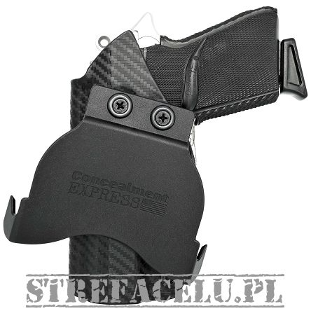 Kabura OWB Kydex Paddle Walther PPK/SCarbon. Zew. Prawa - Concealment Express WTR-PPKS-CF-RH-OWBPDL