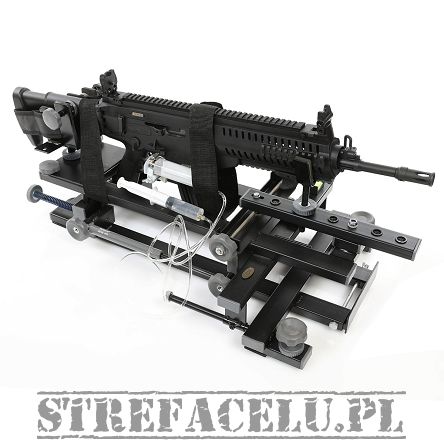 Black Gun shooting rest with double dumper and remote trigger release - Hyskore #30185