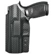 IWB Holster, Compatibility : Sig Sauer P320 Compact/Carry, Manufacturer : Concealment Express, Material : Kydex, For Persons : Right Handed, Finish : Carbon - 2