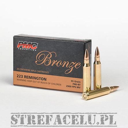 Nabój kulowy PMC FMJ-BT 55gr // .223 REM