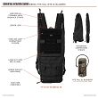 Hydration Kit, Manufacturer : 5.11, Model : Convertible Hydration Carrier, Color : Black - 5