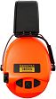 Sordin Supreme PRO X - High Visibility Active Electronic Hearing Protection - Leather Band and Orange Cups - 2