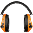 Sordin Supreme PRO X - High Visibility Active Electronic Hearing Protection - Leather Band and Orange Cups - 3