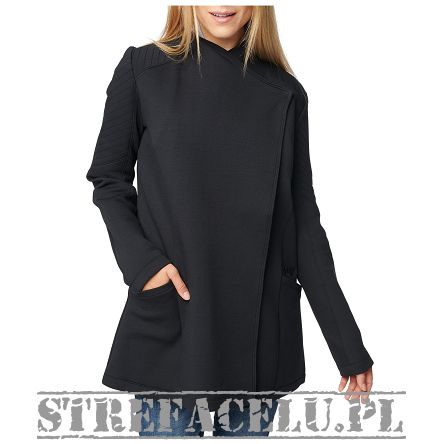 Women's Sweatshirt, Manufacturer : 5.11, Model : Audrey Coverup, Color : Black Ash