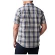 Men's Shirt, Manufacturer : 5.11, Model : Wyatt Short Sleeve Plaid, Color : Cinder Plaid - 4