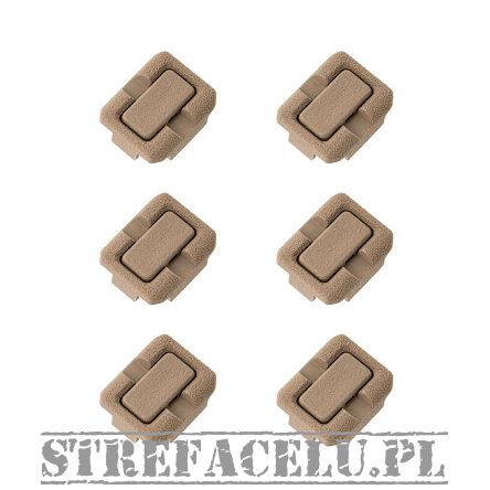 Organizery kabli łoża przedniego Wire Control Kit - 6szt - M-LOK - FDE - MAG1296-FDE