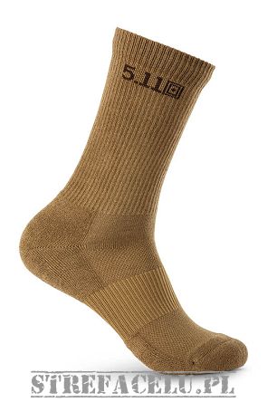 Skarpety męskie 4-pak 5.11 DUTY READY CREW 4 PACK kolor: US DK COYOTE - (Wybór rozmiarów)