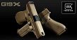 Glock 19 X Pistol, Color : Coyote, Caliber 9mm - 3