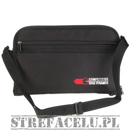 Saszetka z paskiem czarna na pistolet - CED#1200 Bag (holster design) Black