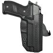Kabura zewnętrzna prawa do pistoletu Sig Sauer P226 z szyną, RH OWB kydex, kolor: carbon - 2