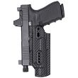 Kabura wew. X-FER do pistoletu z latarką Streamlight TLR-1, IWB kydex tucable, kolor: carbon - 2