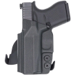 Kabura zewnętrzna lewa do pistoletu Glock 43/43X MOS, LH OWB kydex, kolor: czarny - 2