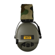 Headphones With Active Noise Canceling, Manufacturer : Sordin (Sweden), Model : Supreme Pro-X LED, Color : Green / Multicam - 3
