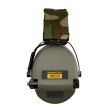 Headphones With Active Noise Canceling, Manufacturer : Sordin (Sweden), Model : Supreme Pro-X LED, Color : Green / Multicam - 4