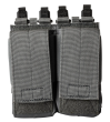 AR-15 2-Magazine Pouch, Manufacturer : 5.11, Model : Flex Double AR MAG Cover Pouch, Color : Storm - 3