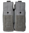 AR-15 2-Magazine Pouch, Manufacturer : 5.11, Model : Flex Double AR MAG Cover Pouch, Color : Storm - 5